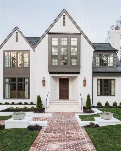 modernize tudor exterior|sherwin williams house exterior.